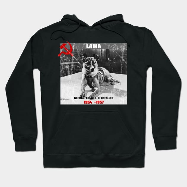 Laika: First Dog in Space Hoodie by ocsling